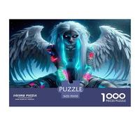 Alette d'Angelo Puzzle 1000 Pezzi Adatto Per Adulti Un Enigma Impossibile Alette d'Angelo Decorazione Della Casa Sfide EduGattoive in Carta Originale Un Bel Regalo. 70x50cm/1000pcs