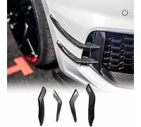 Alette diffusore Canard Splitter paraurti Anteriore per Audi RS5 2-Door 4-Door 2017-2020,Spoiler Frontali Auto Splitter Alette Corpo Spoiler ricambi Auto
