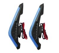 Alette laterali per moto, 2 eleganti spoiler aerodinamici con LED, di modifica per moto, adesivo dinamico per bici elettriche