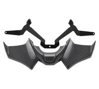 Alette Moto Aerodinamiche Per MT-07 SP 2021-2023 Kit Alettone Aerodinamico Spoiler Anteriore Accessori Moto(Carbon Fiber Look)