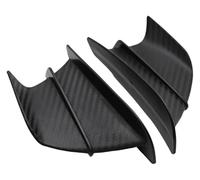Alette Moto Aerodinamiche Per YZF R1 R6 R25 Per Ninja H2 H2R Per BM&W S1000RR Per H2 ABS Alettone Moto Laterale Aerodinamico(Matte Carbon Look)