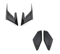 Alette Moto Per CB650R 2019 2020 2021 2022 2023 Pannelli Laterali Telaio Protezione Tappo Serbatoio Protezione Parafango Moto Carenatura Antivento Spoiler Laterale Per Moto(Wing and Black side)