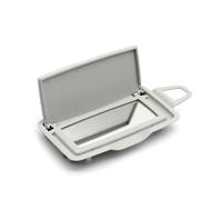 Alette parasole auto Per Benz Classe S W222 S320 S350 S400 S500 2014-2024 Auto Tenda Sole Parasole Pannello In Vetro Specchio(Light Gray-Left)