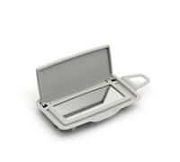 Alette parasole auto Per Benz W176 W246 W222 W205 W213 W238 W253 W156 W117 Auto Parasole Visiera Trucco Copertura Dello Specchio Cosmetico(Light Gray Left)