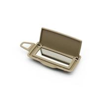 Alette parasole auto Per Benz W176 W246 W222 W205 W213 W238 W253 W156 W117 Auto Parasole Visiera Trucco Copertura Dello Specchio Cosmetico(Dark Beige Right)