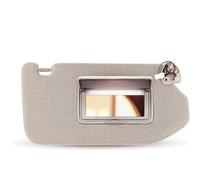 Alette parasole auto Per JX35 2013 QX60 2014-2017 Visiera Parasole Per Auto Con Specchio Per Il Trucco Sinistra Destra Grigio Beige(Beige Right)