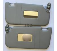 Alette parasole Visiera Parasole Sinistra-destra 2 Pezzi Set Specchio Per Il Trucco Incluso Protezione Solare Per Ford Fiesta MK5 2002 2003 2004 2005 2006 2007 2008 Parasole Anteriore