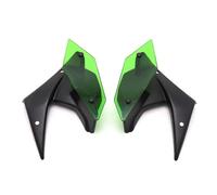 Alette Per Carenatura Per Moto Per Kawasaki Z900 Z 900 2017-2019 Parti Del Motociclo Side Downforce Naked Spoiler Ala Fissa Winglet Carenatura Ala Deflettori(VERDE)