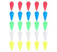 Alette per Frecce Arco 1, 75 Pollici a Goccia 50 Pezzi Colore Casuale | Gomma, Equilibrio e Mantenimento della Direzione, Uso Professionale e Decorazione Colore Casuale