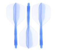 Alette per Freccette,Alette e Aste per Freccette Integrate | Alette e alberi integrati 3 pezzi 2BA | Pinne per dardo, sostituzione della foglia della coda del dardo con quattro piume per migliorare la