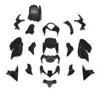 Alette per Moto Adatto per Kawasaki Z 900 SE 2020-2024 Z900SE Z900 Carenature complete 18 pezzi Kit carrozzeria iniezione Pannello di copertura cofano(Bright Black)