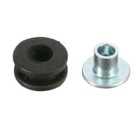 Alette per Moto Passacavi in gomma per motociclette Guarnizioni Carenature Carrozzeria Cofano Set Passacavi universali per motociclette Assortimento di bulloni(10pcs Set)