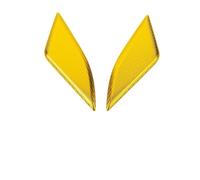 Alette per Motociclette Per DUCATI Per Panigale Per V4R 2018-2024 Copertura Decorativa Per Foro Specchietto Retrovisore Base Deflettore Tappo Eliminatore Carenature Laterali in(Yellow)