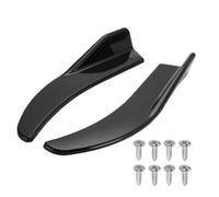 Alette Posteriore Spoiler Paraurti Anteriore Posteriore Universale Auto Con Spoiler Diffusore Splitter Protezione Antigraffio Alette Fibra Carbonio Estensione Della Gonna Laterale(Black 1)