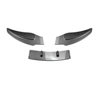 Alette Posteriore Spoiler Per BMW Serie 1 E81 E82 E87 E88 LCI Per 3X 2005-2011 Modello Auto Paraurti Anteriore Spoiler Diffusore Divisore Di ABS Body Kit(Carbon Look)