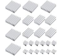 alette raffreddamento,24 Pezzi Dissipatore di Calore in Alluminio,heatsink raspberry pi 4 per Raspberry Pi 4 Modello B (4 Dimensioni)