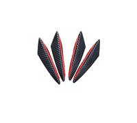 Alette Spoiler, Minigonne, Spoiler Anteriore, Decorazioni Per Paraurti, Diffusori, Splitter, Alette Universali Per Carrozzeria, 4/6 Pezzi(4PCS Carbon Pattern)