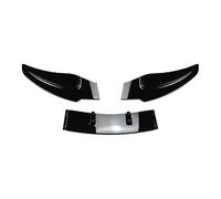 Alette Spoiler per Auto Per BMW Serie 1 E81 E82 E87 E88 LCI3X Modello 2005-2011 Paraurti Anteriore Spoiler Diffusore Di ABS Body Kit(Gloss Black)