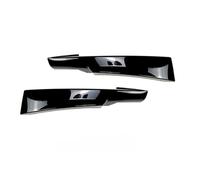 Alette Spoiler per Auto Per BMW Serie 3 E90 E91 320i 330i Per M-Tech 2x 2005-2012 Stile Paraurti Anteriore Splitter Laterale Copertura Spoiler A Labbro(Gloss Black 09-12)