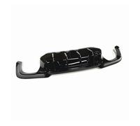Alettone Auto Diffusore paraurti posteriore fibra carbonio/nero lucido per BMW Serie 5 F10 F11 2011-2017 535i 530i 528i L'ala Spoiler(Nero lucido)