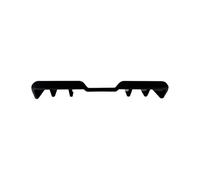 Alettone Auto Diffusore per paraurti posteriore, spoiler, protezione per paraurti posteriore per Subaru WRX STI VA 2015-2021 Spoiler Posteriore(Nero lucido)