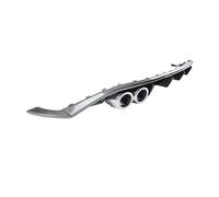 Alettone Auto Diffusore Spoiler paraurti Posteriore, Protezione Splitter per VW per Polo MK6 2019 + Styling Auto Spoiler Tetto(Carbone Nero)