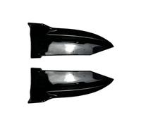 Alettone Auto Kit diffusore paraurti Posteriore Auto, Splitter Laterale, Spoiler, Protezione paraurti Posteriore per BMW X6 G06 2020-2022 Ala Spoiler(Nero Lucido)