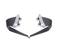 Alettone Laterale Alettone Laterale Per D&ucati Per Monster 950 2021- Spoiler Per Moto Pannello Spoiler Ala Parti kit spoiler(Black silver)