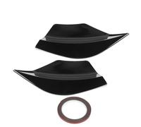 Alettone posteriore auto 2 pezzi di ricambio aerodinamico sinistro e destro per labbro adatto per Mercedes W176 2012-2018(Glossy Black)