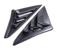 Alettone Posteriore Auto Per Civic Per Type R Hatchback 2020 2021 Auto Lunotto Posteriore Lato Vent Shutter Feritoia Trim Copertura Accessori(Carbon look)