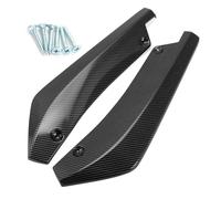 Alettoni laterali 2 Pezzi Universali Per Benz W205 W204 W203 Accessori Per Auto Paraurti Posteriore Splitter Diffusore Canard Spoiler Labbro Copertura Adesivo Splitter(Aspetto in fibra di carbonio)