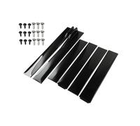 Alettoni Laterali Auto Coprigonne Laterali 2/2.2M Nero Brillante Minigonne Laterali Per Auto Estensione Pannelli Bilancieri Paraurti A Labbro Modifica Della Personalità Universale(2m Bright Black)