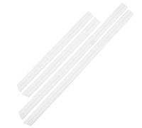 Alettoni Laterali Auto Coprigonne Laterali 4 Pezzi Completo Protezione Portiera Universale Decalcomanie Protezione Dei Bordi Corpo Gonna Laterale Adesivo Protezione Decorativo Antigraffio(Bianco)