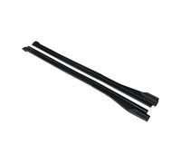 Alettoni Laterali Auto Coprigonne Laterali Per A7 2015 2016 2017 2018 Minigonne Laterali Auto Estensioni Paraurti Porta Lip Splitter Winglet Accessori ABS(Nero opaco)