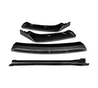Alettoni Laterali Estensioni Per Macan 2018-2021 | Splitter Per Paraurti Anteriore Per Auto Kit Corpo Per Labbra Spoiler Minigonne Laterali(Carbon Fiber Look)