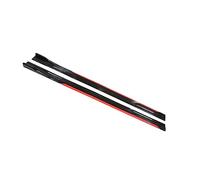 Alettoni Laterali Per Nissan Per Sentra Per Altima Per Maxima 300z 350z 2.2 M Estensione Gonna Laterale Piastra Bilanciere Labbro Separatore Paraurti(Black and Red)