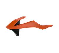Alettoni Radiatore Polisport KTM Arancione/Nero Per Moto Ricambi Ciclomotore