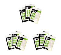 Alevar 60 Etichette Adesive Multiuso con Angoli Arrotondati, Formato 70x37 mm, 6 Etichette Bianche Bordate per Foglio, Confezione da 30 Fogli