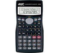 Alevar AVC Calcolatrice Scientifica 10+2 Cifre, 401 Funzioni, Display 2 Linee e Custodia Rigida, Formato 8x15,5x1,7 cm, Colore Nero, Confezione da 1 Pezzo