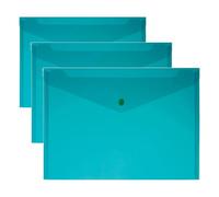 Alevar Buste con Bottone A5 Verde Conf. 5 Pz. (Confezione da 3)