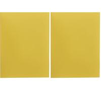 Alevar Cartellina 3 Lembi in Cartoncino Bristol 200 gr, Formato 25x34,5 cm, Colore Giallo, Confezione da 50 Pezzi