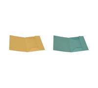 Alevar Cartellina 3 Lembi in Cartoncino Manilla 150 gr, 100% Carta Riciclata, Formato 25x33 cm & Cartellina 3 Lembi in Cartoncino Manilla 150 gr, 100% Carta Riciclata, Formato 25x33 cm
