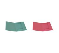 Alevar Cartellina 3 Lembi in Cartoncino Manilla 150 gr, 100% Carta Riciclata, Formato 25x33 cm & Cartellina 3 Lembi in Cartoncino Manilla 150 gr, 100% Carta Riciclata, Formato 25x33 cm