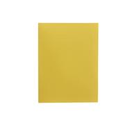 Alevar Cartelline Semplici in Cartoncino Bristol 200 gr, Formato 25x34 cm, Colore Giallo, Confezione da 50 Pezzi
