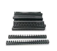 Alevar Dorsi in Plastica a Spirale per Rilegatura, 21 Anelli Diametro 25 mm, For
