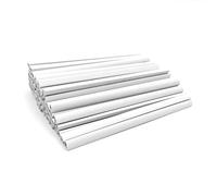 Alevar Dorsini Rilegafogli, Formato A4, Diametro 15 mm, Capacità 110 Fogli, Colore Bianco, Confezione da 50 Pezzi