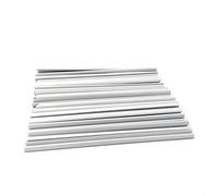 Alevar Dorsini Rilegafogli, Formato A4, Diametro 8 mm, Capacità 40 Fogli, Colore Grigio, Confezione da 100 Pezzi