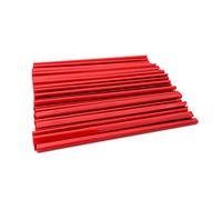 Alevar Dorsini Rilegafogli, Formato A4, Diametro 8 mm, Capacità 40 Fogli, Colore Rosso, Confezione da 100 Pezzi