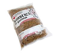 Alevar Elastici in Gomma Para 100%, Diametro 100 mm, Spessore 1,5 mm, Colore Naturale, Confezione in Busta da 1 kg