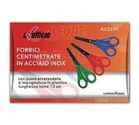 Alevar Forbici Centimetrate 13 cm Confezione da 24 Pezzi